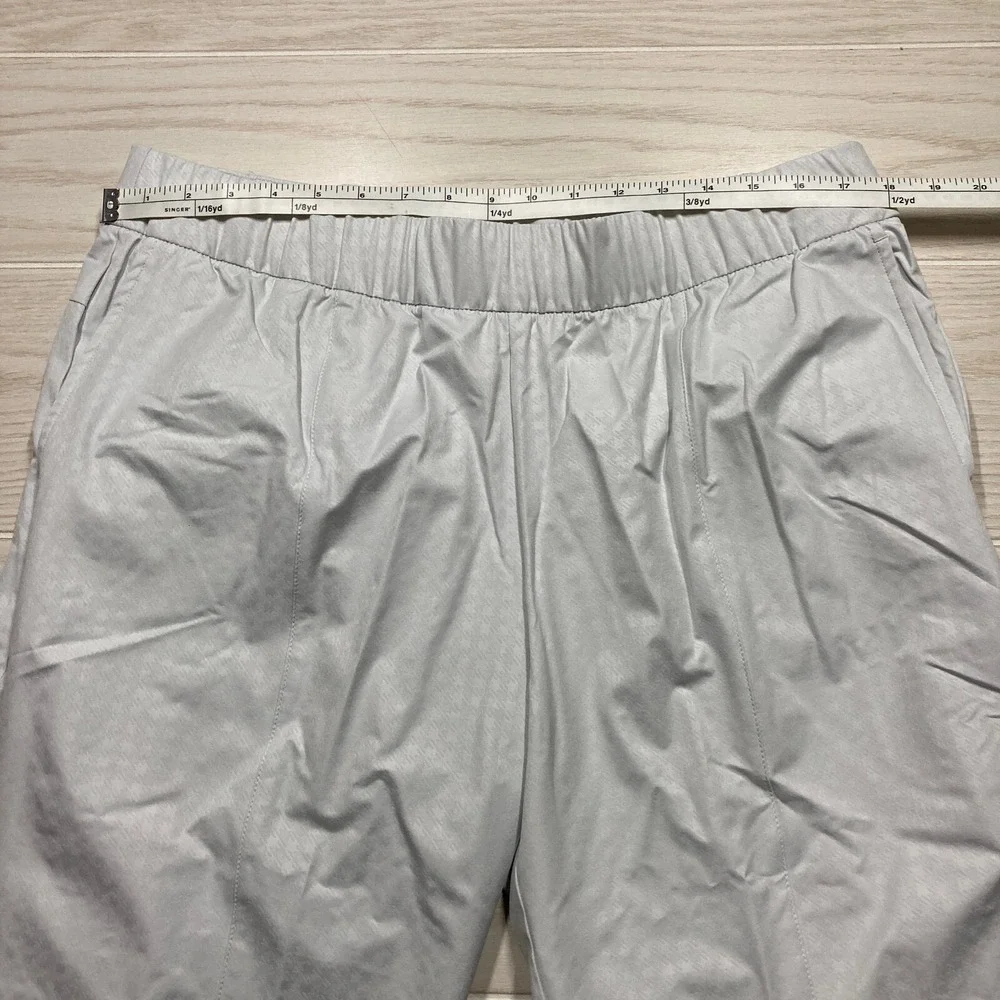 Nike Women's Dri-Fit UV‎ Victory Gingham Golf Joggers Photon Dust Size XL 36x26